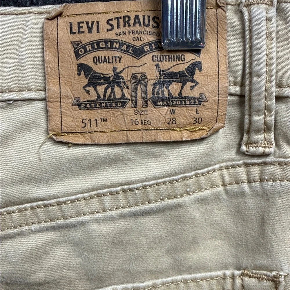 Levi's Khaki Denim Pants